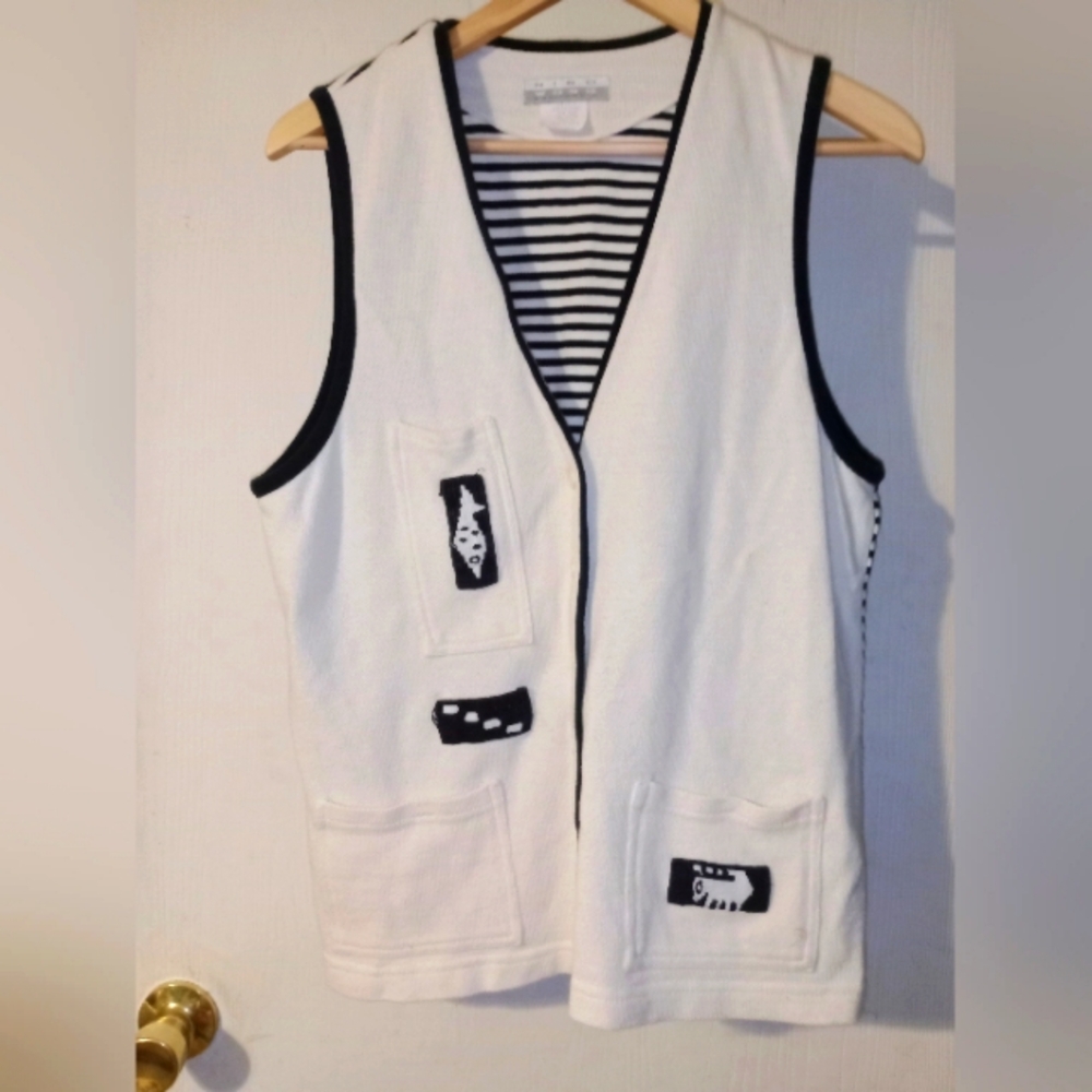 Nino Wong California Vest‎ and Top Set. Sz Small